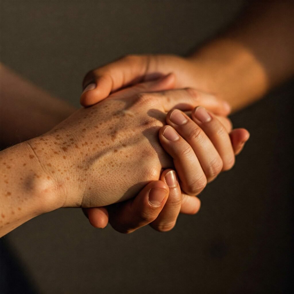 Hands Clasped Together